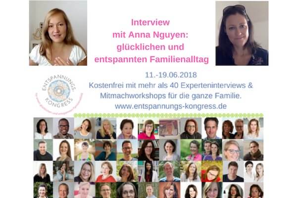 Blogbeitrag glücklichen und entspannten Familienalltag - Interview Anna Nguyen